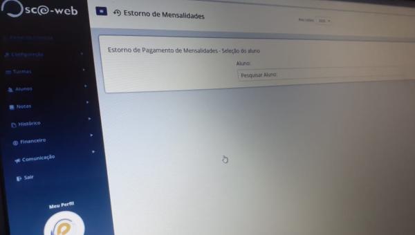 Estorno de Pagamento de Mensalidades